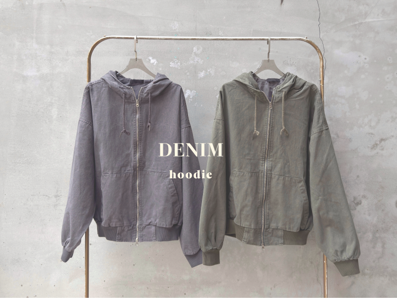 軍裝連帽棒球外套