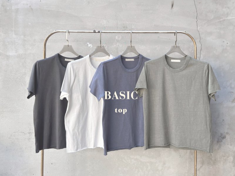 純棉不收邊基本款素T