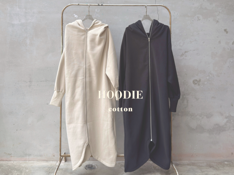 訂製款連帽長版衛衣