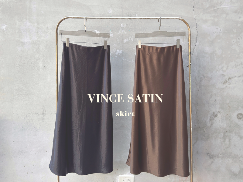 高定版vince緞面裙
