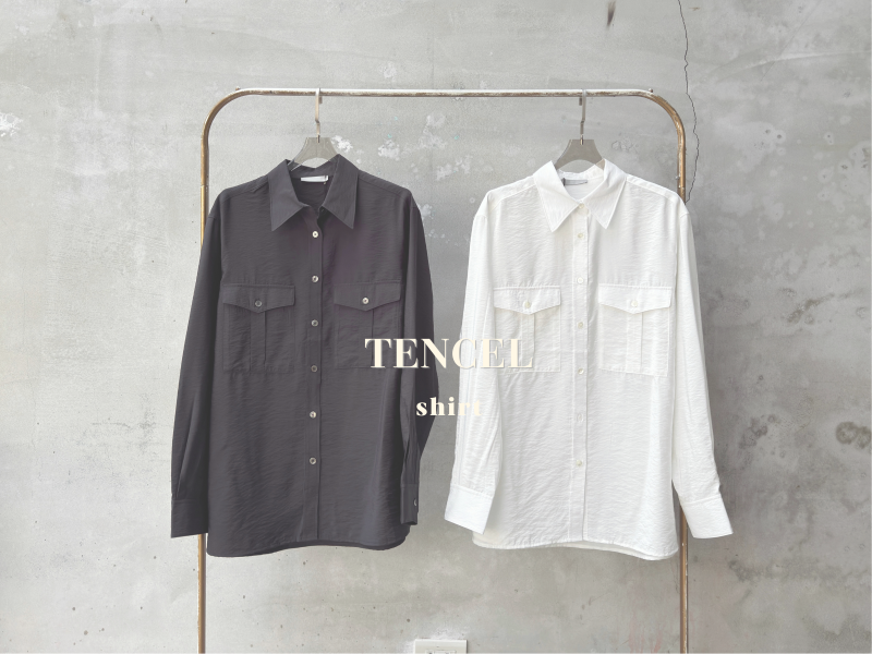 高級感天絲襯衫