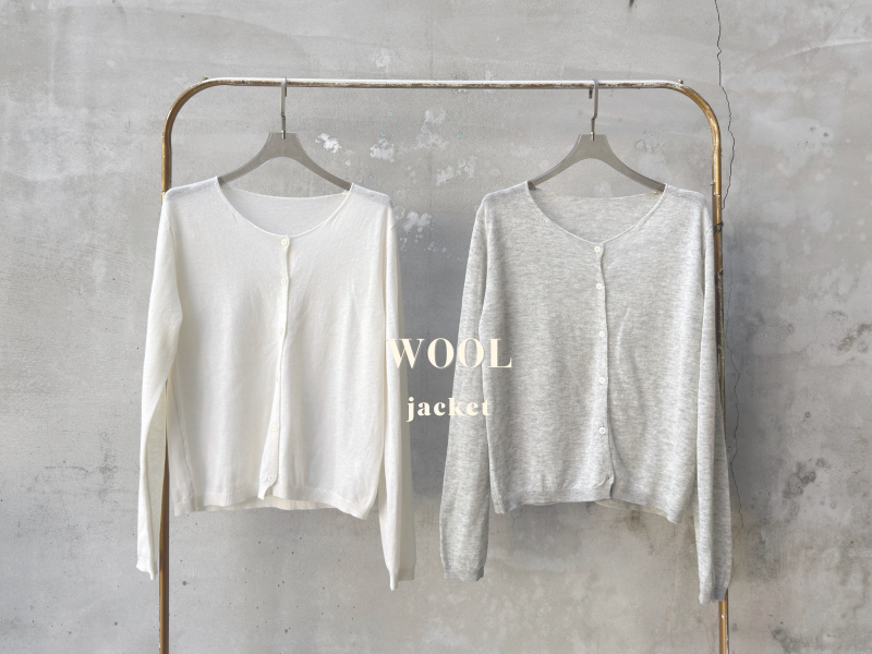 小羊毛開襟小外套