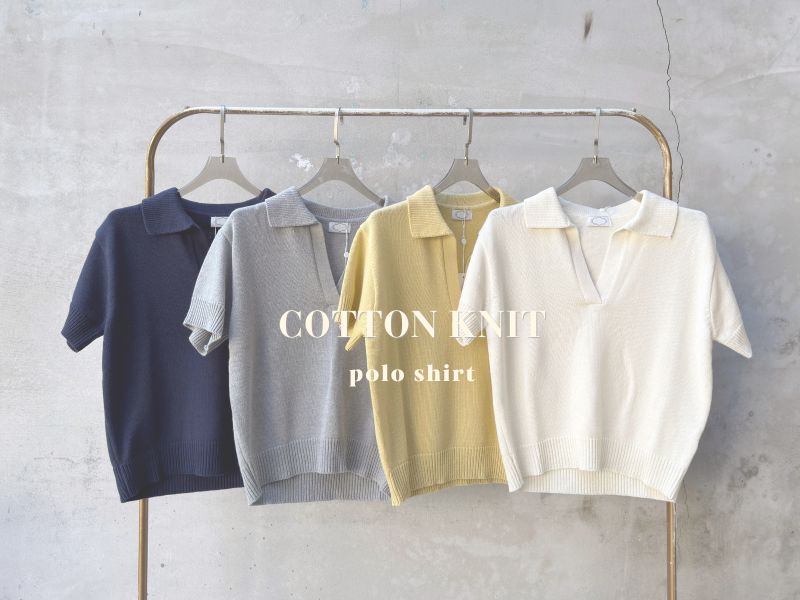 純棉針織小polo衫
