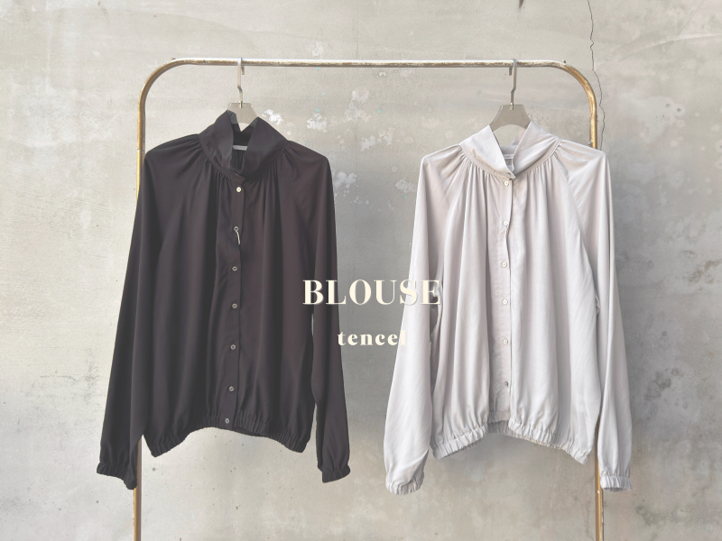 軟立領天絲垂墜感高級罩衫