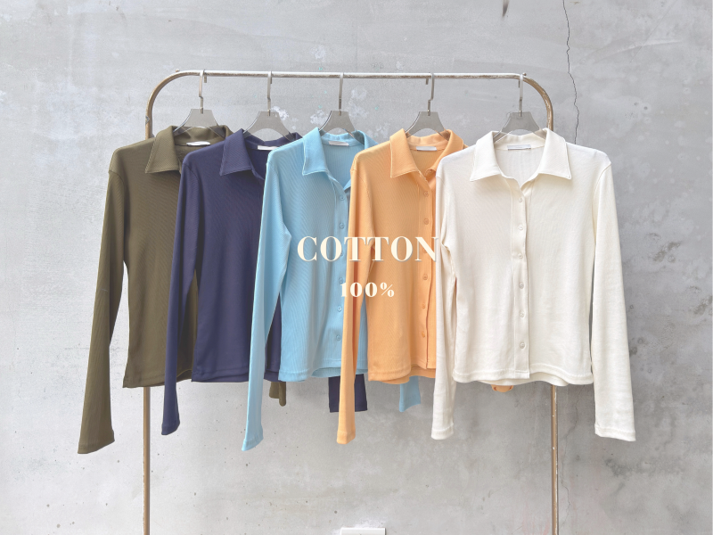 純棉基本款純色襯衫