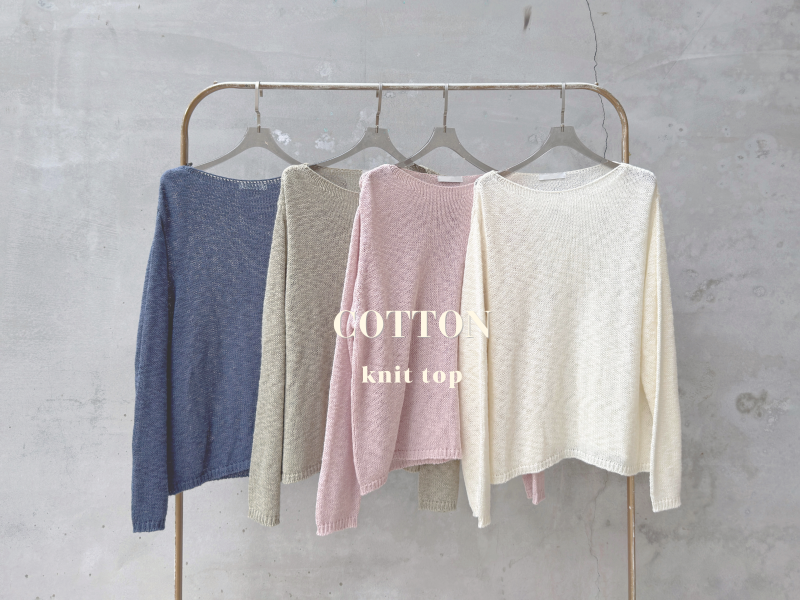 棉絲薄針織罩衫